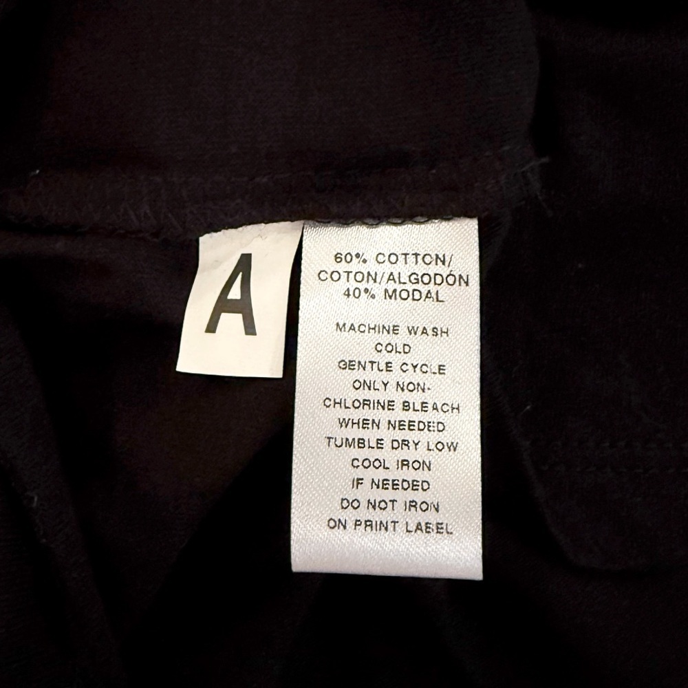 Ann Taylor Loft Black Short Sleeve Tee - Picture 3 of 4